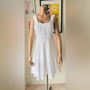 NWT Calvin Klein Elegant White Strapless Dress Size 8